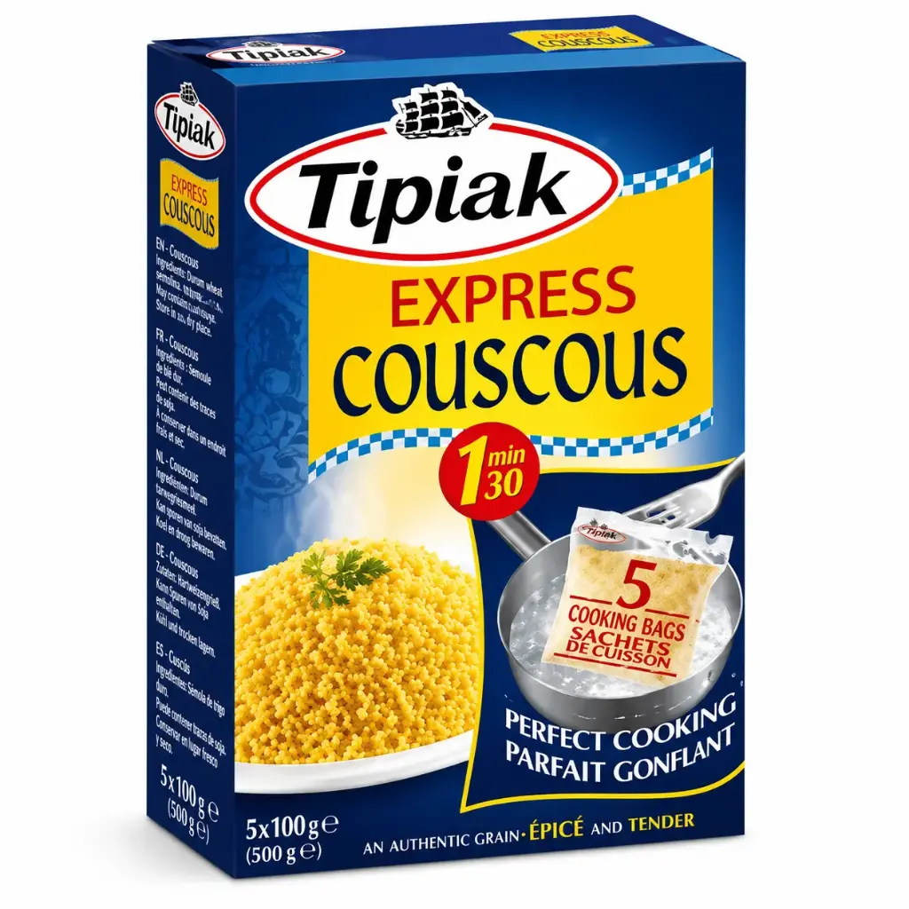 Tipiak Couscous Express Boil-in-Bag 400 g