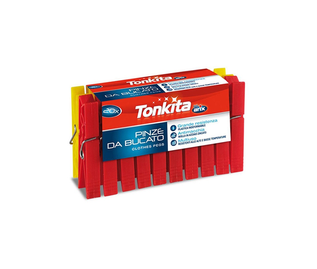 Tonkita Plastic Pegs 20X