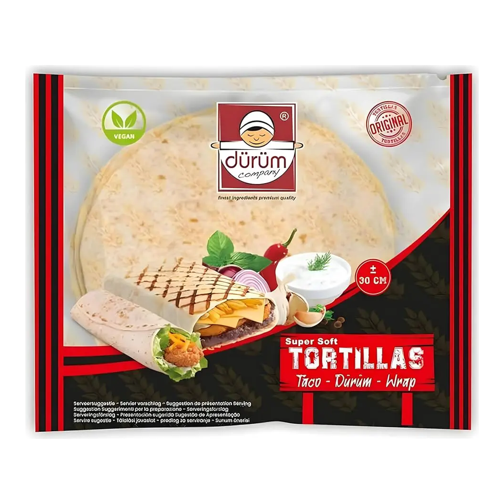 Durum Tortillas Wrap 540g