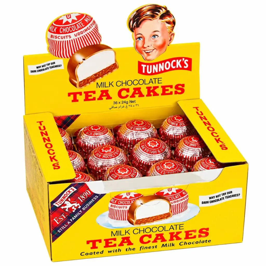 Tunnock'S Tea Pastries & Cakes Milk Chocolate 24g