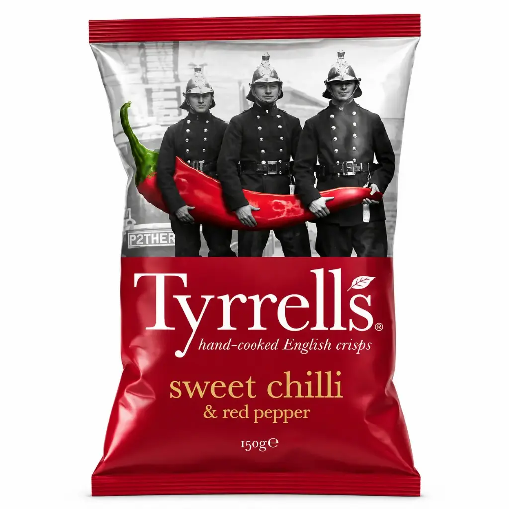 Tyrrells Sweet Chilli & Red Pepper Crisps 150g