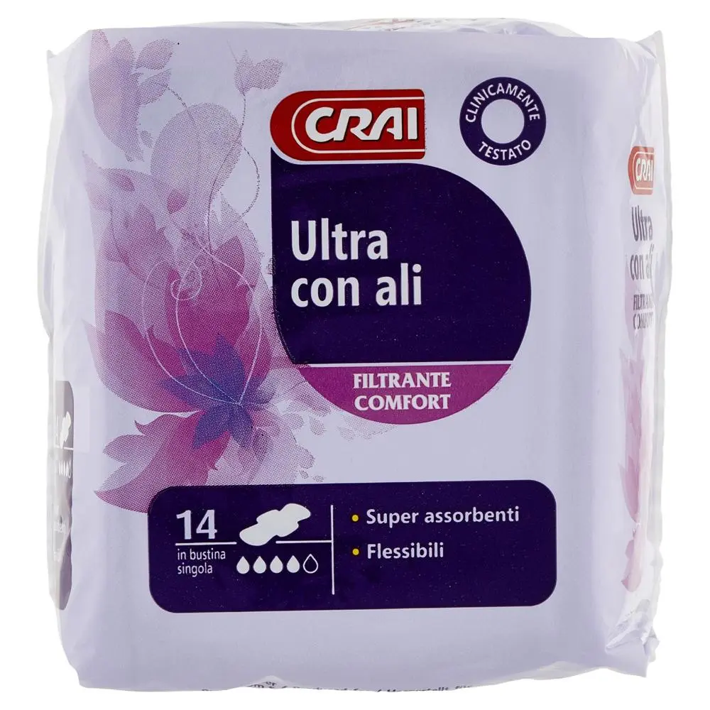 Crai T Femcare Sottili con Ali 16 ps