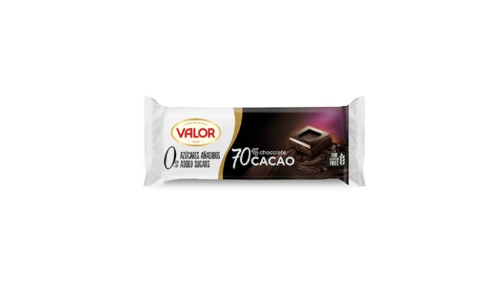 Valor 70% Chocolate Cacao 35G