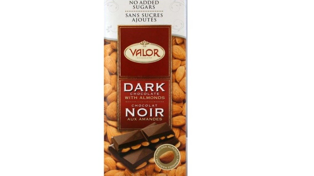 Valor Dark Chocolate With Almonds 150G