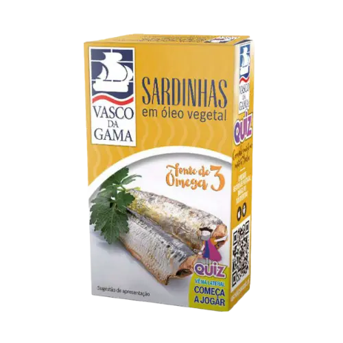 Vasco Da Gama Sardines in Vegetable Oil 120g 