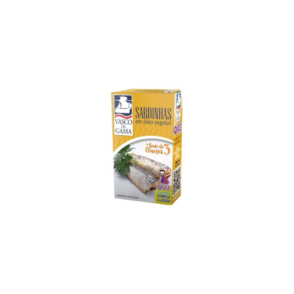 Vasco Da Gama Sardines in Vegetable Oil 120g 