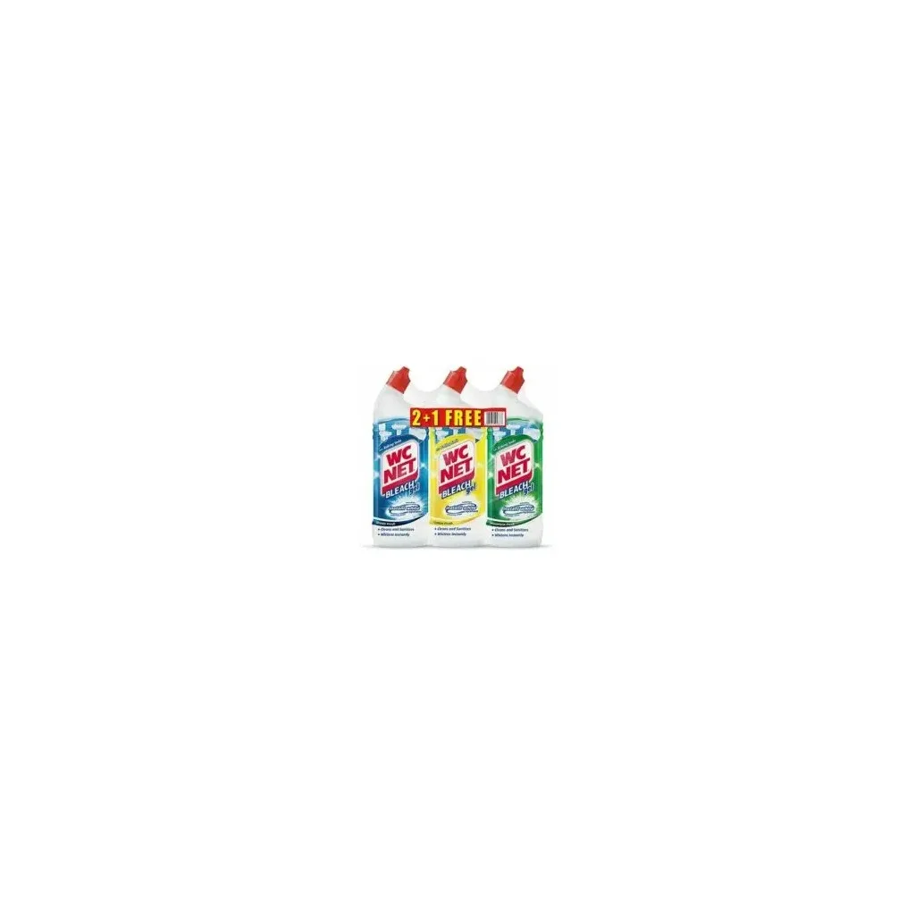 Toilet Net Bleach Gel Pack of 3 x 750ml