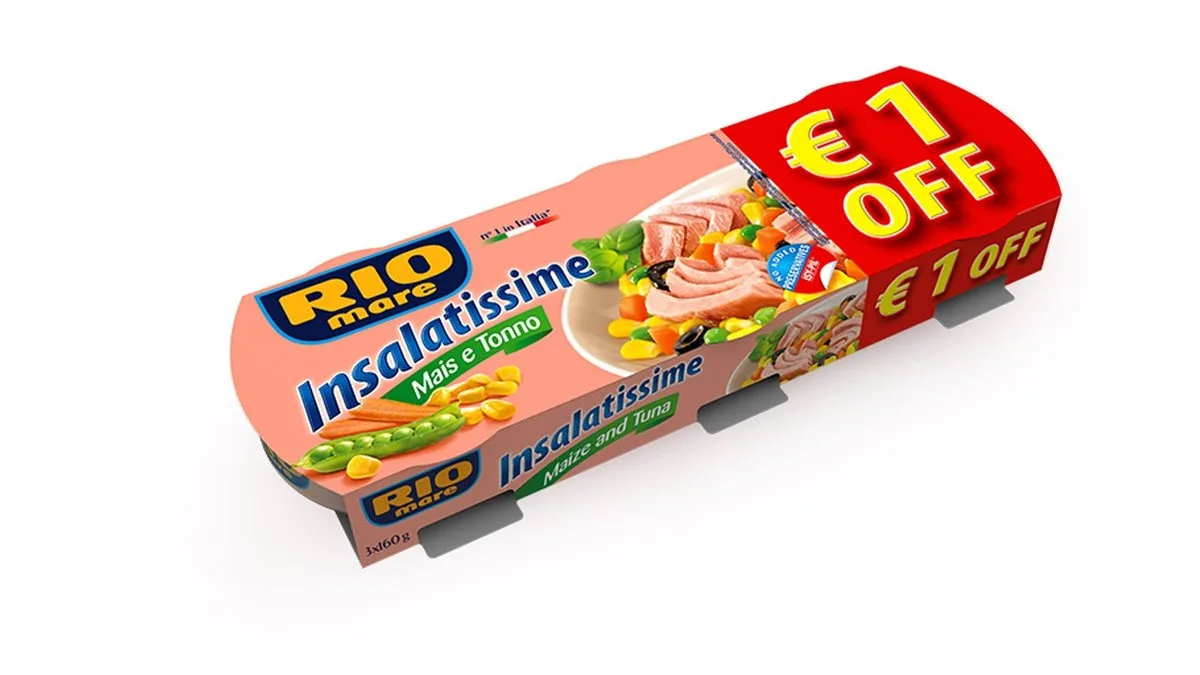RIO MARE INSALATISSIME CORN & TUNA x 3 €1 OFF