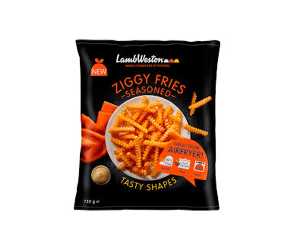 Ziggy Fries Seasoned 750G