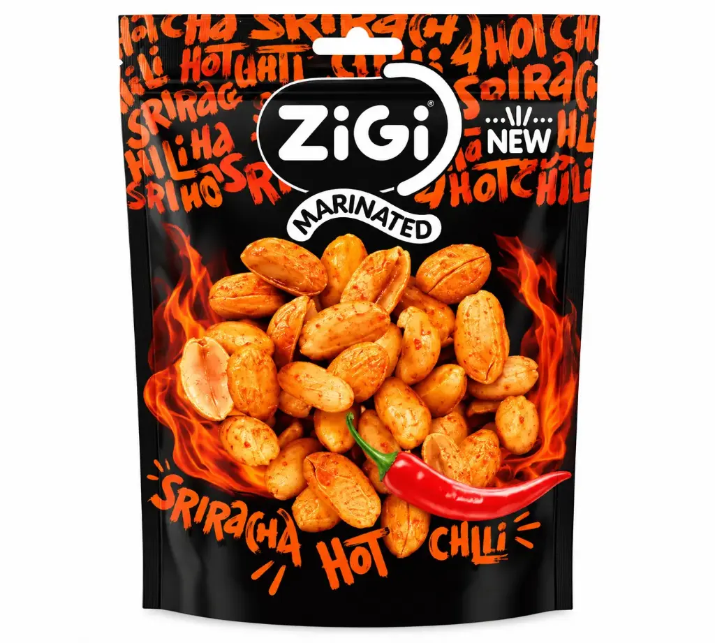 Zigi Peanuts Hot Chili 70g