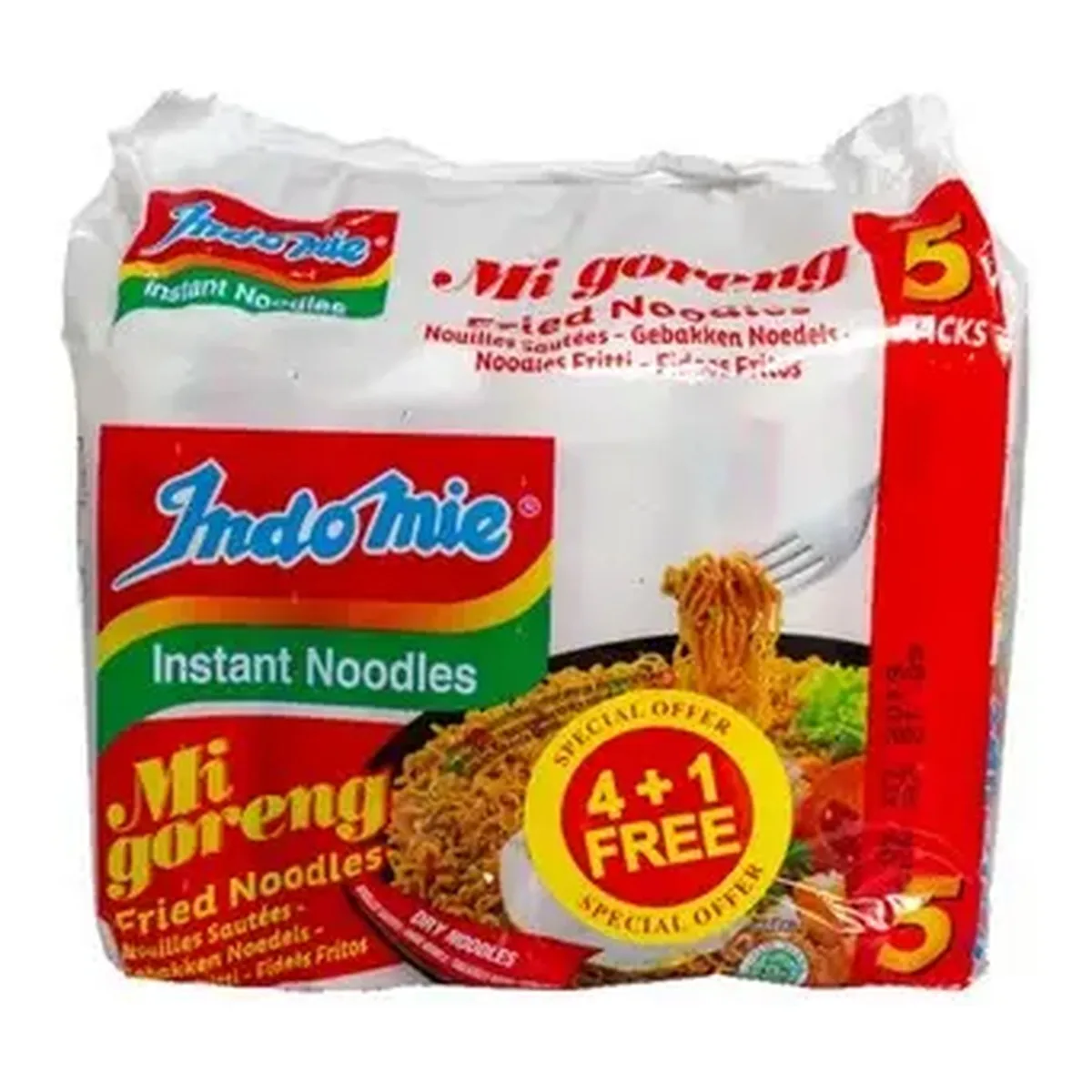 Indomie Fried Noodles 4+1 Free1