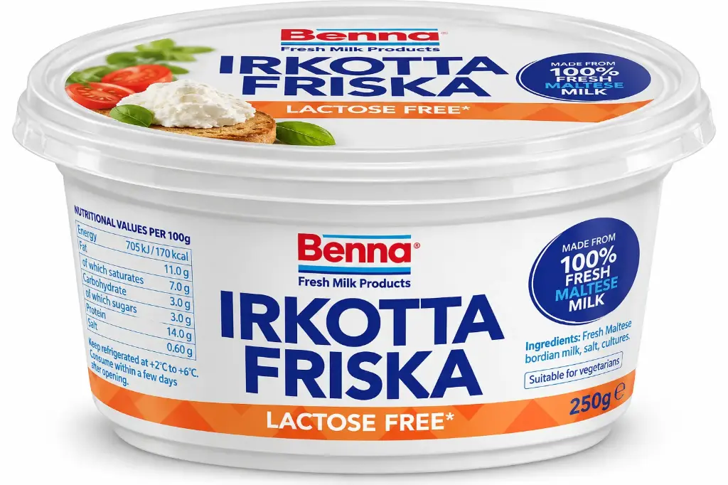 Benna Irkotta Lactose Free Tub 250g