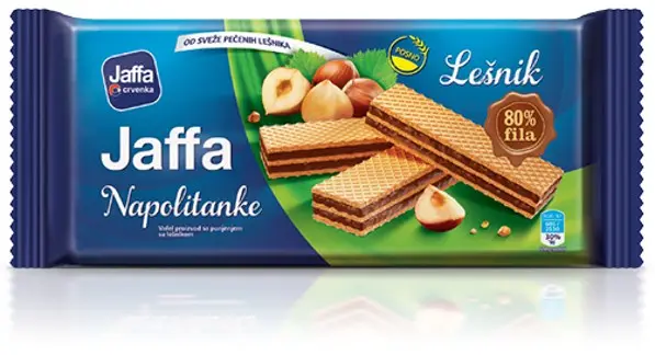 Jaffa Napolitanke with Hazelnut Creme 187g
