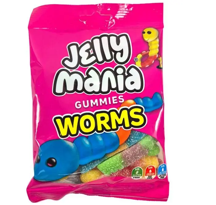 Jelly Mania Worms 100g