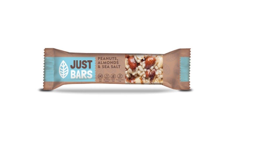 Just Bars Peanuts Almonds & Sea Salt 40g