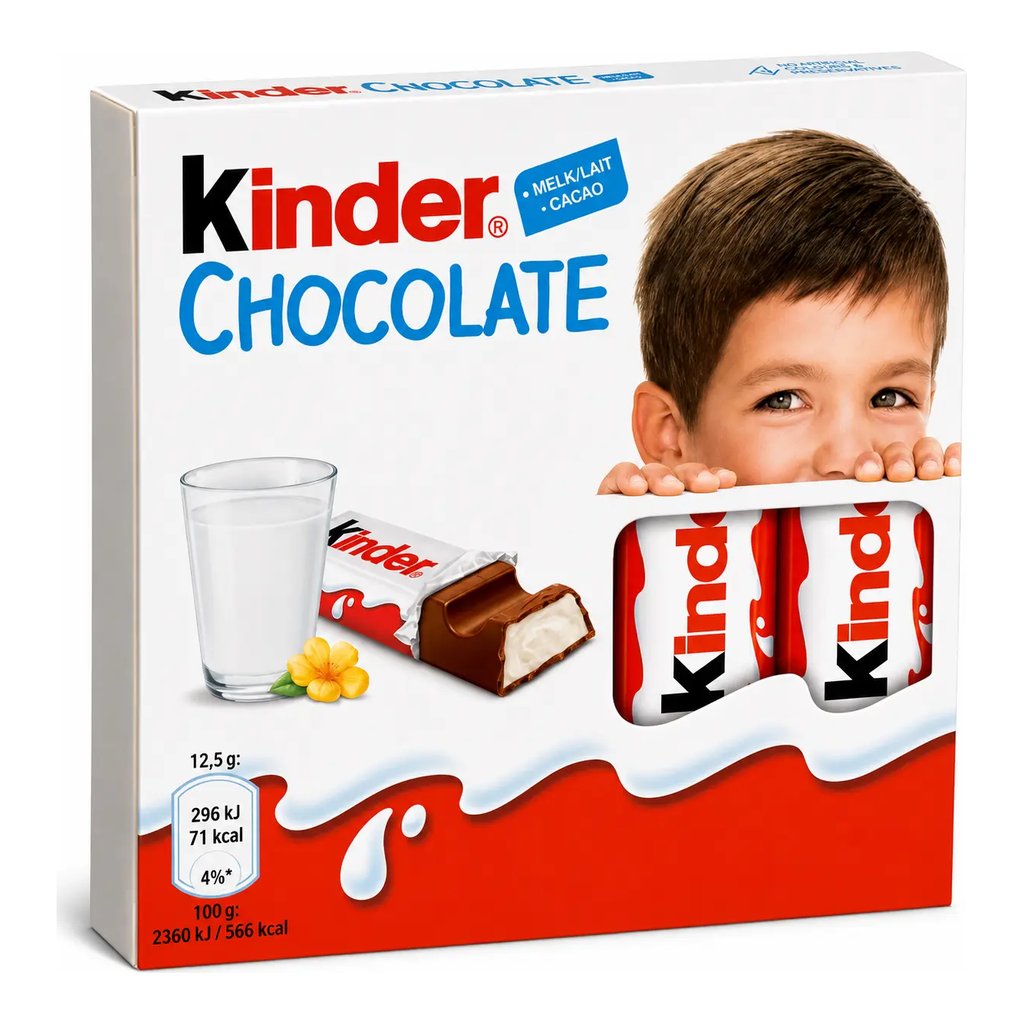 Kinder X4 Finger Chocolate 50g