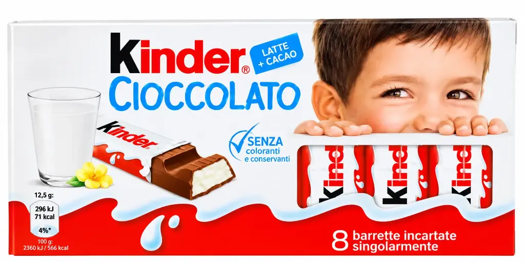 Kinder x8 Finger Chocolate 100g