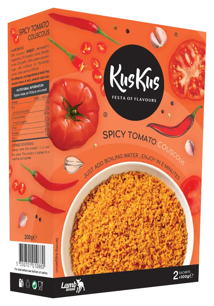 Lambs Couscous Spicy Tomato 200g