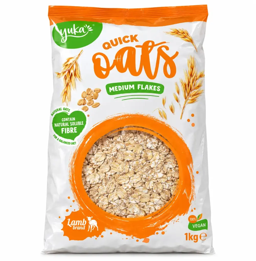 Yuka Cereals Lamb Brand Quick Oats 1Kg