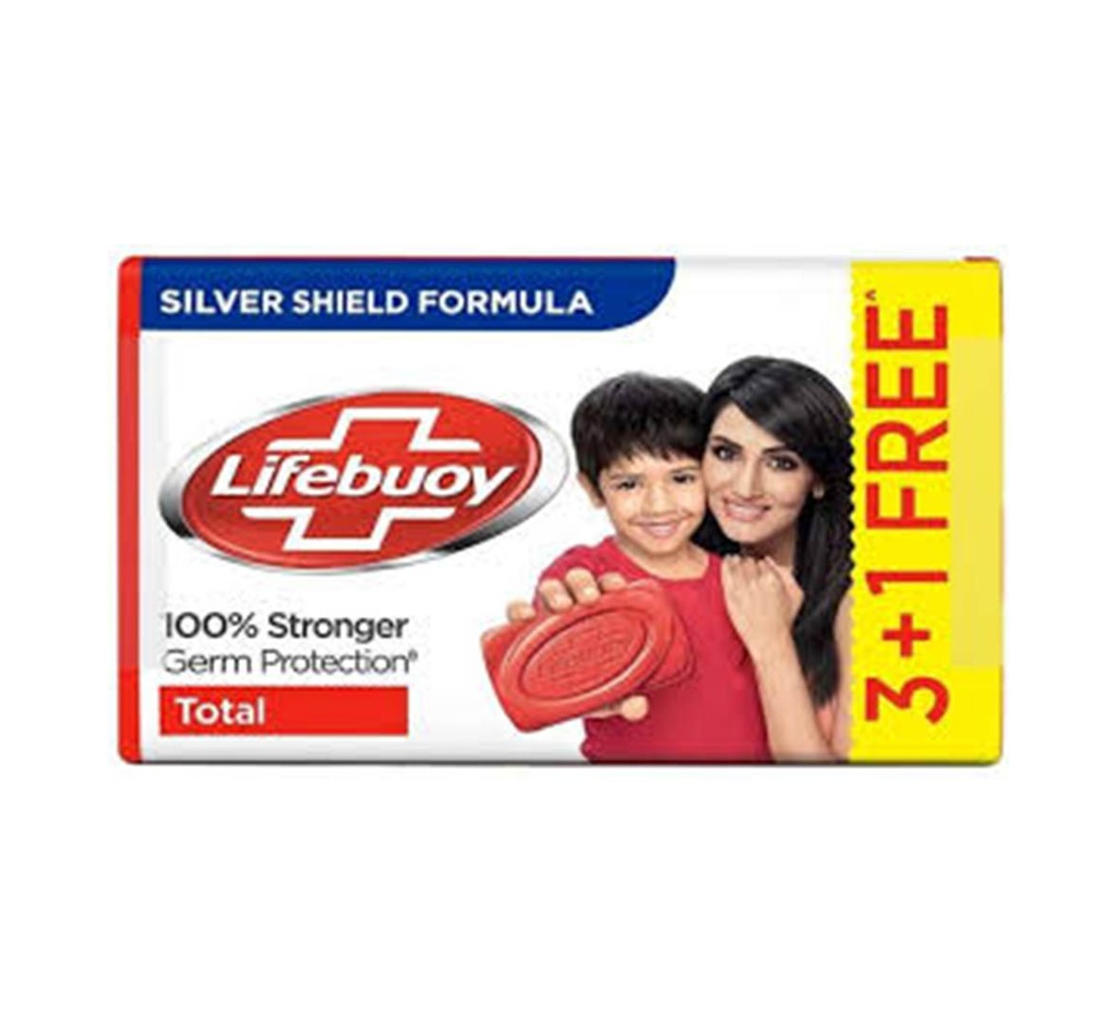 Lifebuoy Total 10 Germ Protection Soap 49G X4
