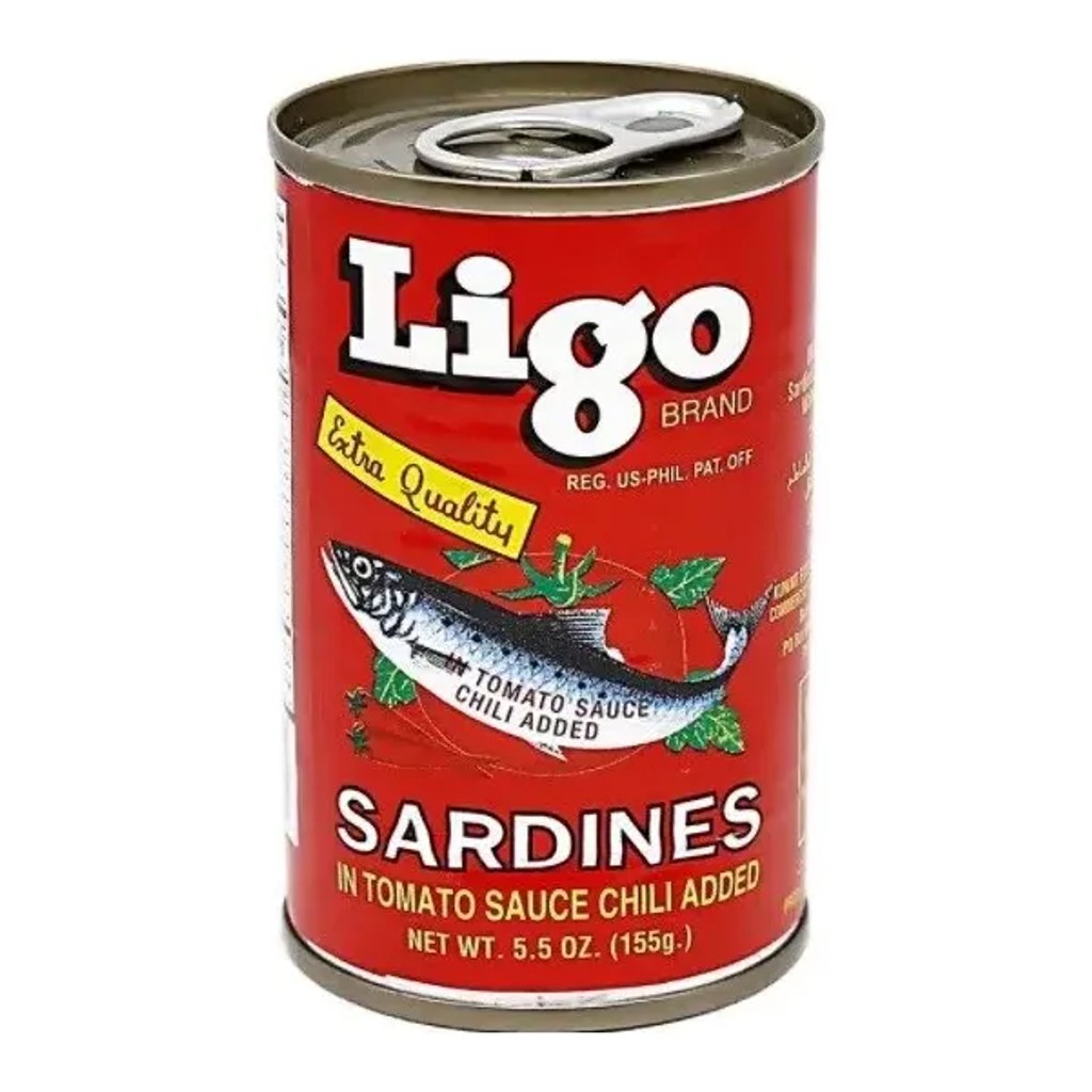 Ligo Sardines in Tomato Sauce with Chili 155g (Red)