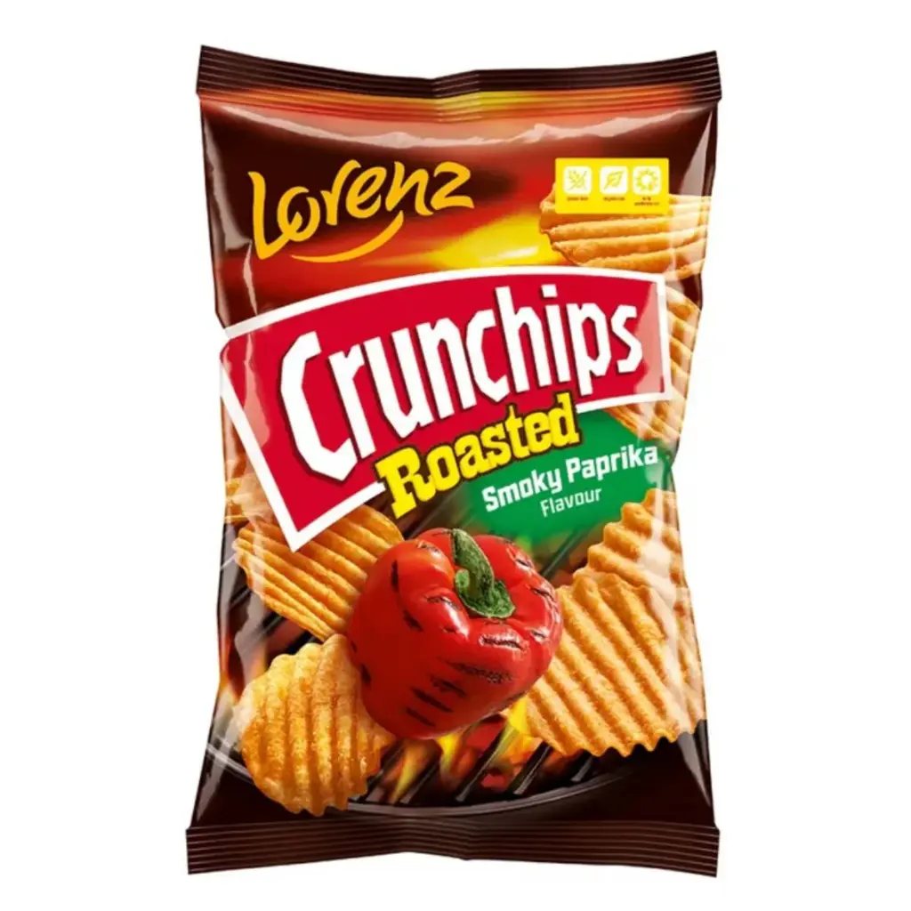 Lorenz Crunchips X-Cut Smokey Paprika 120g