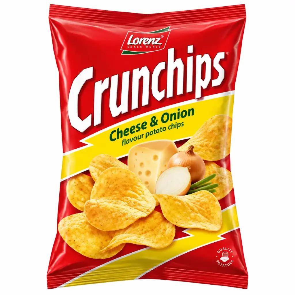 Lorenz Crunchips Cheese & Onion 100g