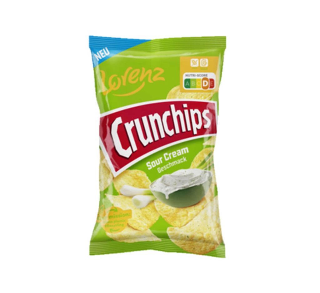 Lorenz Crunchips Sour Cream 100G 