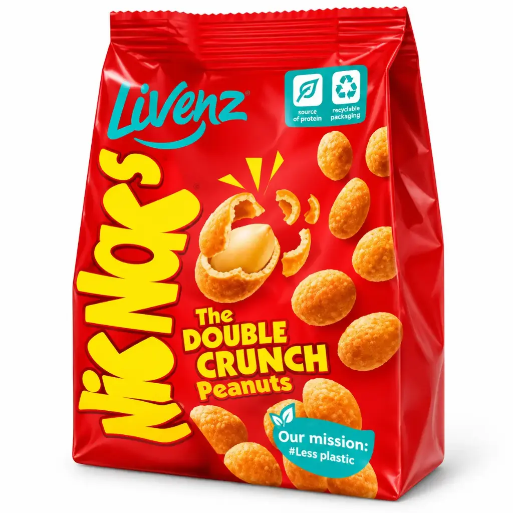 Lorenz Nic Nacks Double Crunch Peanut 125g