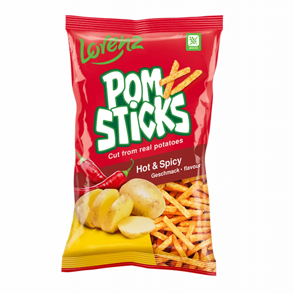 Lorenz PomSticks Hot & Spicy 100g