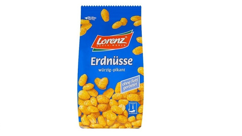 Lorenz Dry Roasted Peanuts 150g