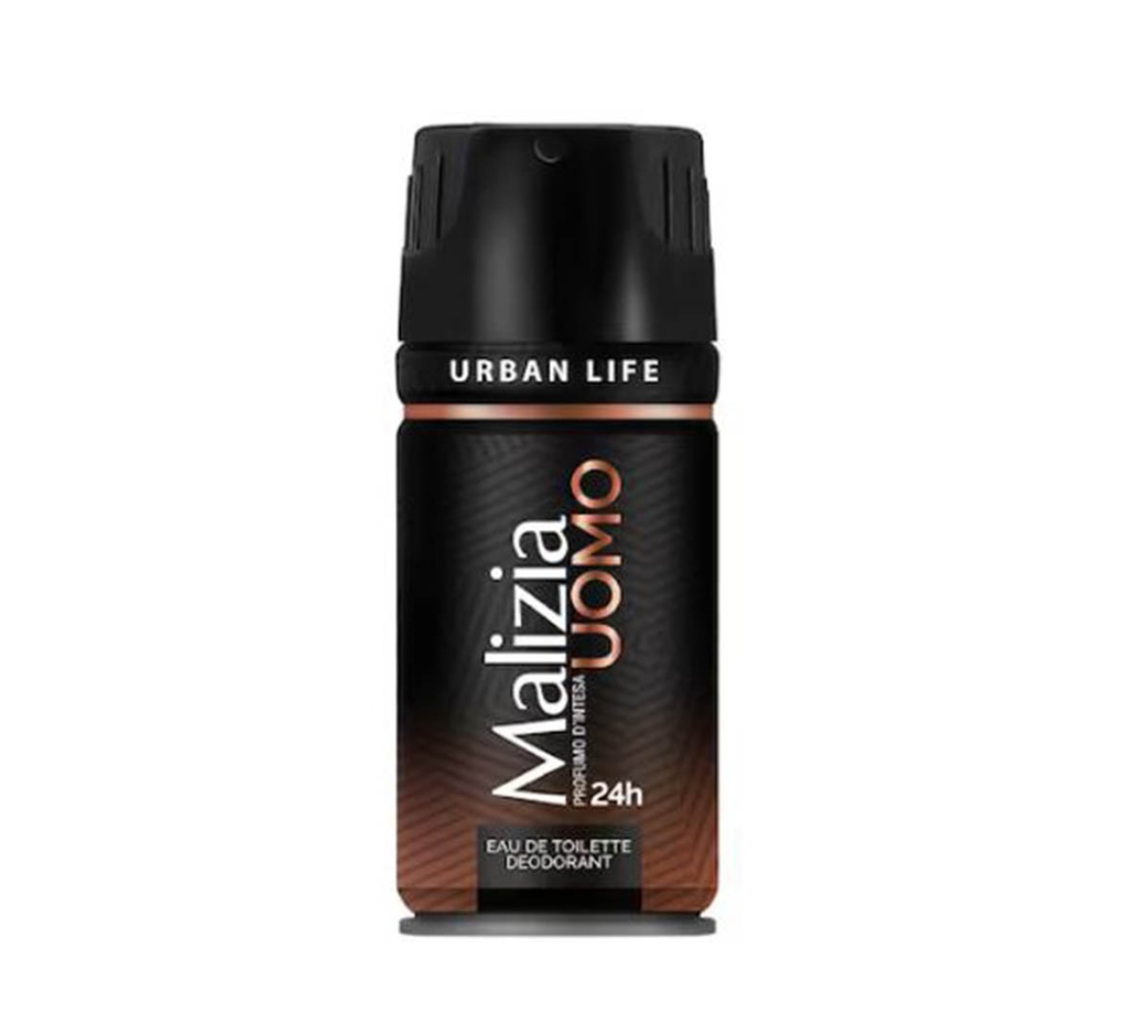 Malizia Uomo Eau De Toilette Deodorant, 150Ml