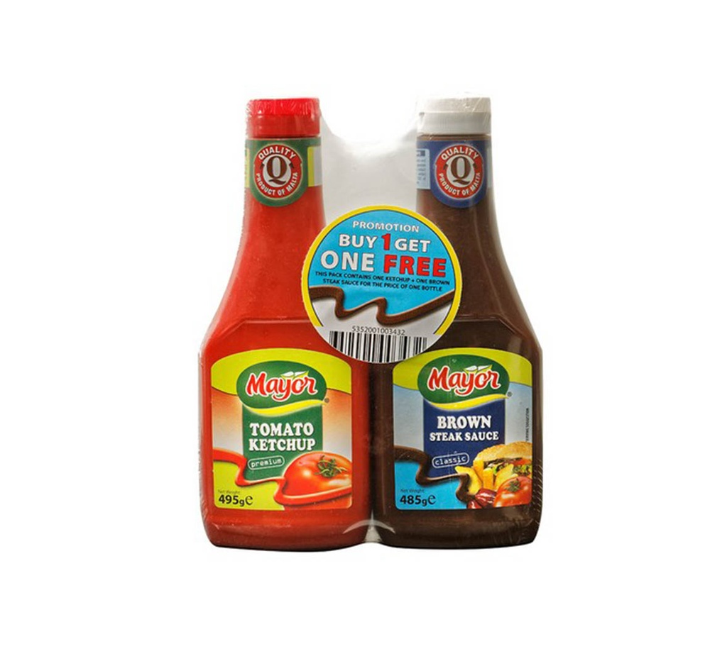 Mayor Tomato & Brown Steak Sauce