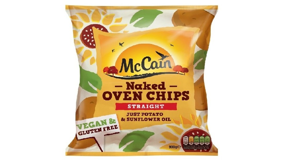 Mccain Naked Oven Chips 900g