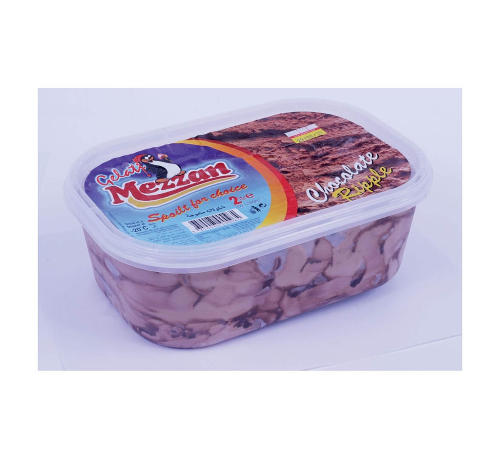 Mezzan Family Pack Chocolate Ice Cream, 1L