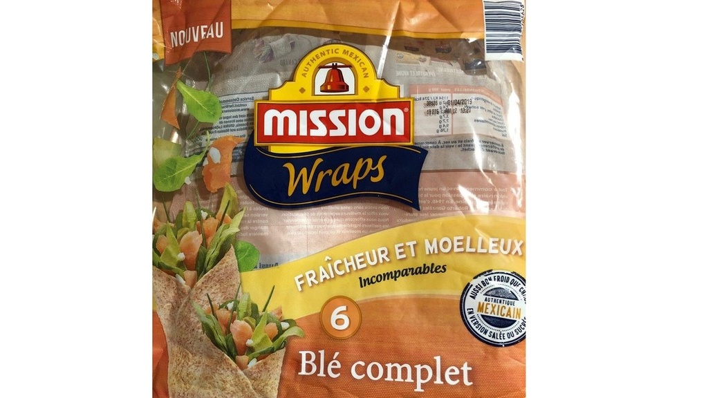 Mission Wholemeal Wraps 370g 50c Off