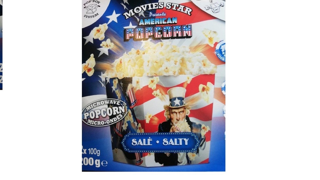 Movie Star American Popcorn Salty 200g