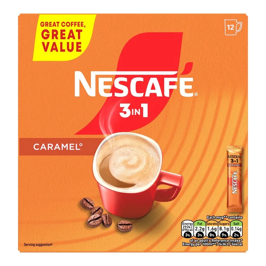 Nescafe 3 In 1 Caramel 272g