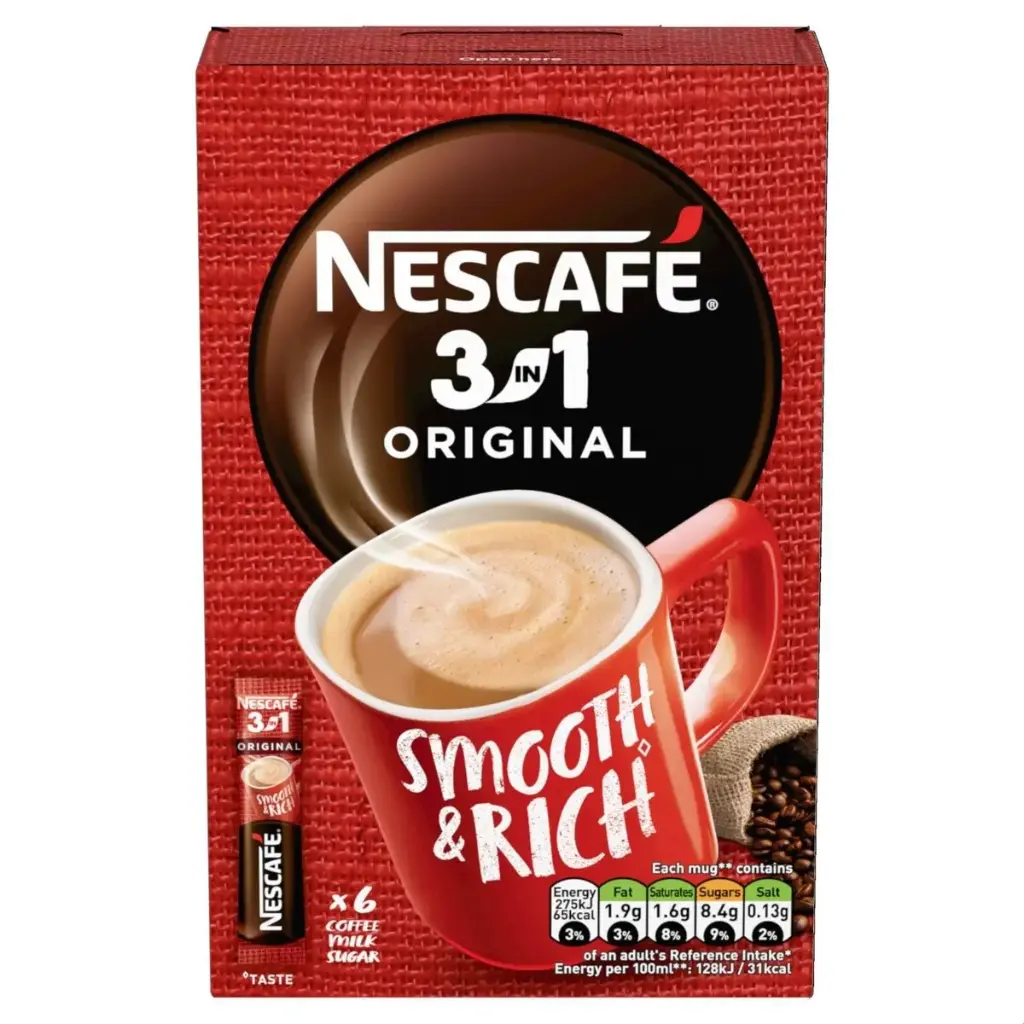 Nescafe 3 In 1 Original Smooth Rich 96g