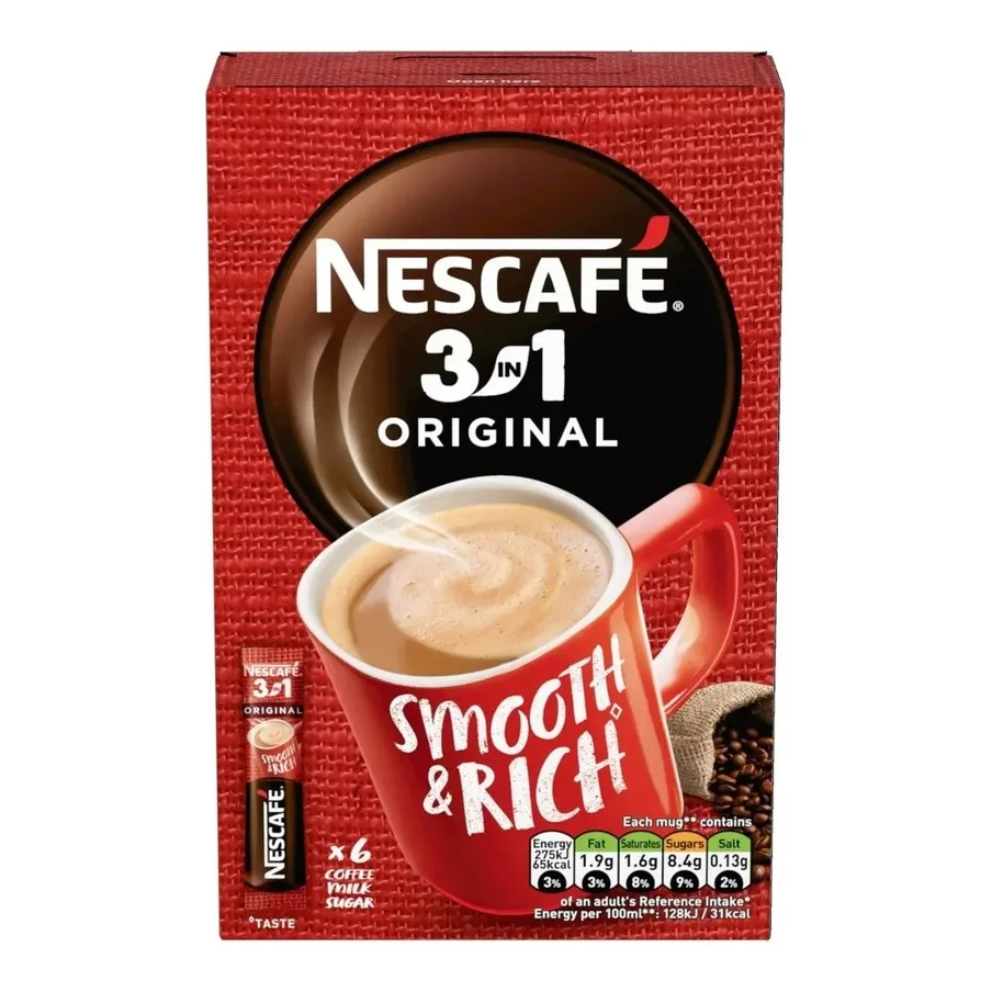 Nescafe 3 In 1 Original Smooth Rich 96g