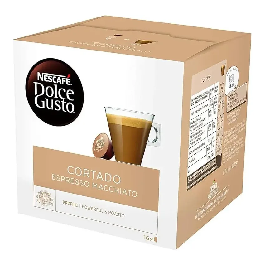 Nescafe Dolce Gusto Cortado Espresso Macchiato 16 caps