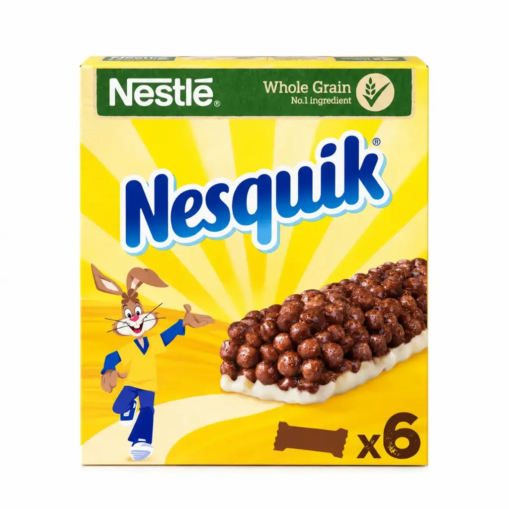 Nesquik Breakfast Cereal Bars, 6 X 25G
