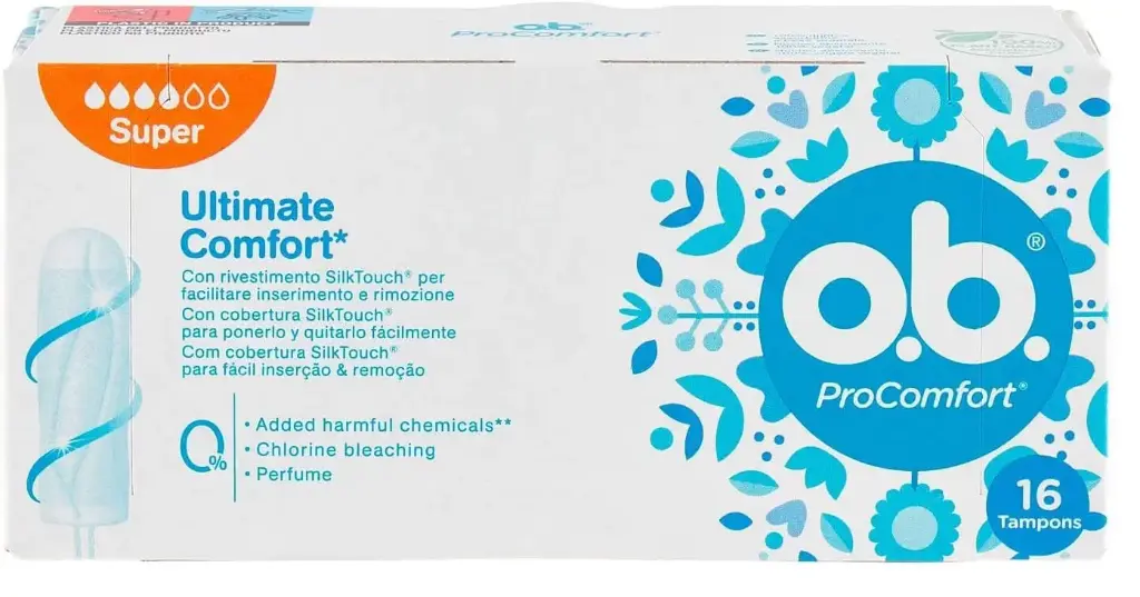 O.B. Procomfort Ultimate Comfort Super 16Pcs