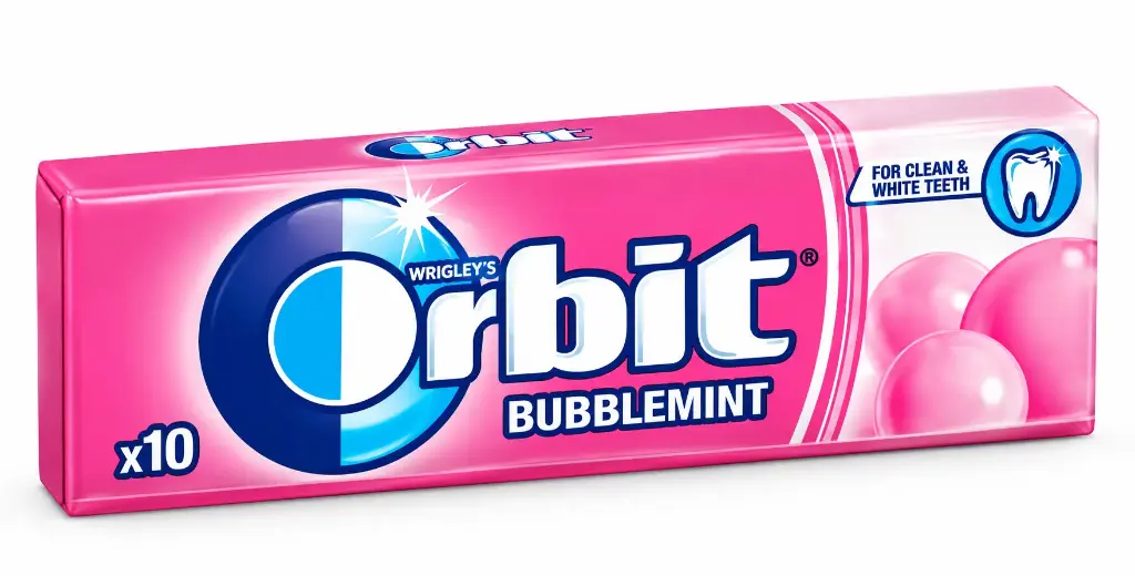 Orbit Pellets Bubble Mint 14g