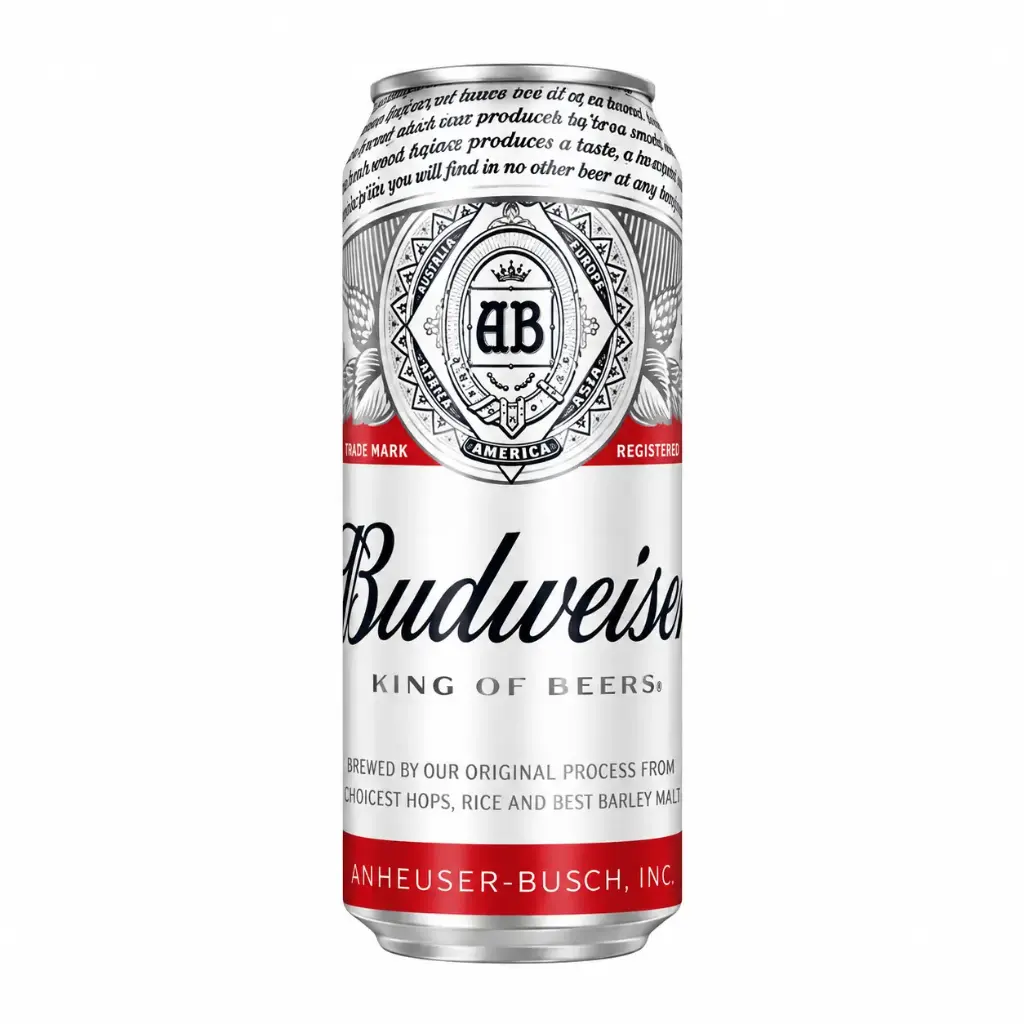 Budweiser Beer Can 500ml