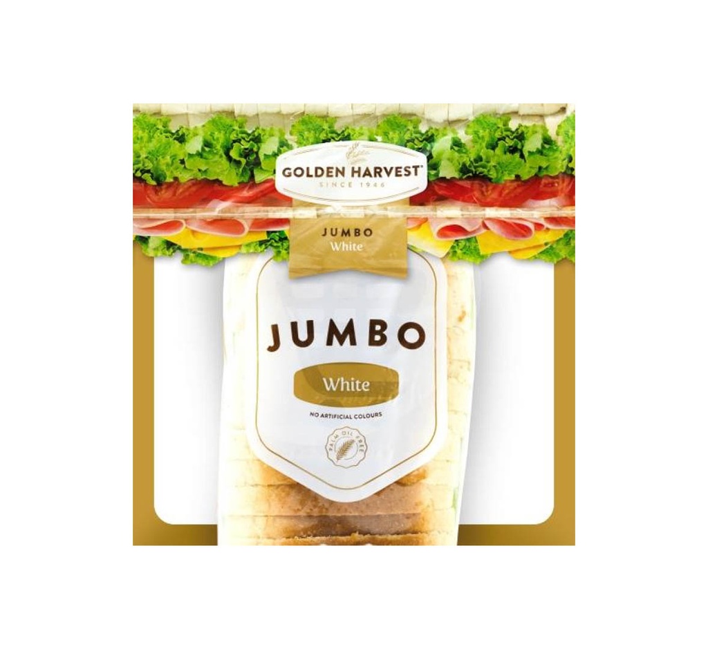 Golden Harvest Jumbo White Sliced Bread 800g