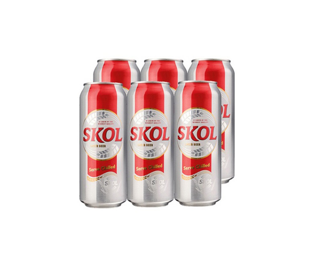 Skol Lager Beer, Pack Of 6