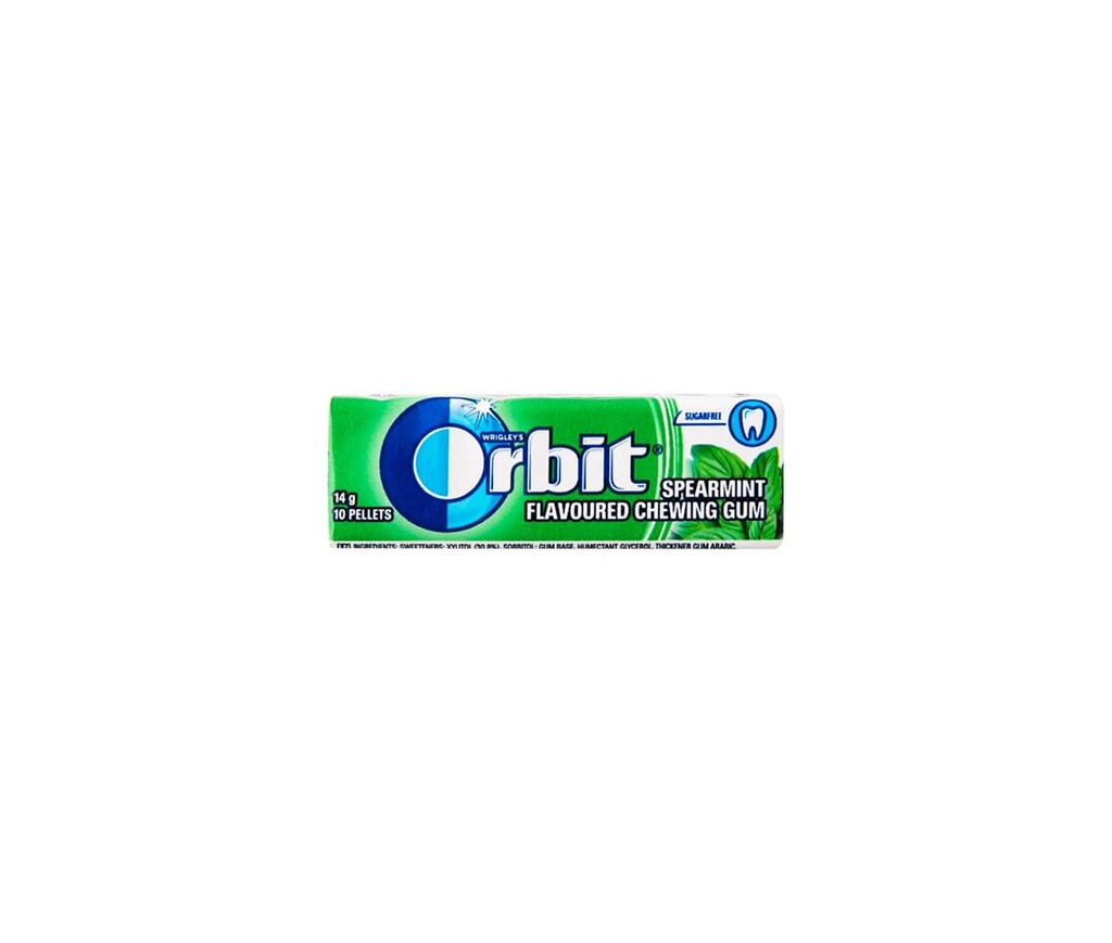 Orbit Pellets Spear Mint 14g