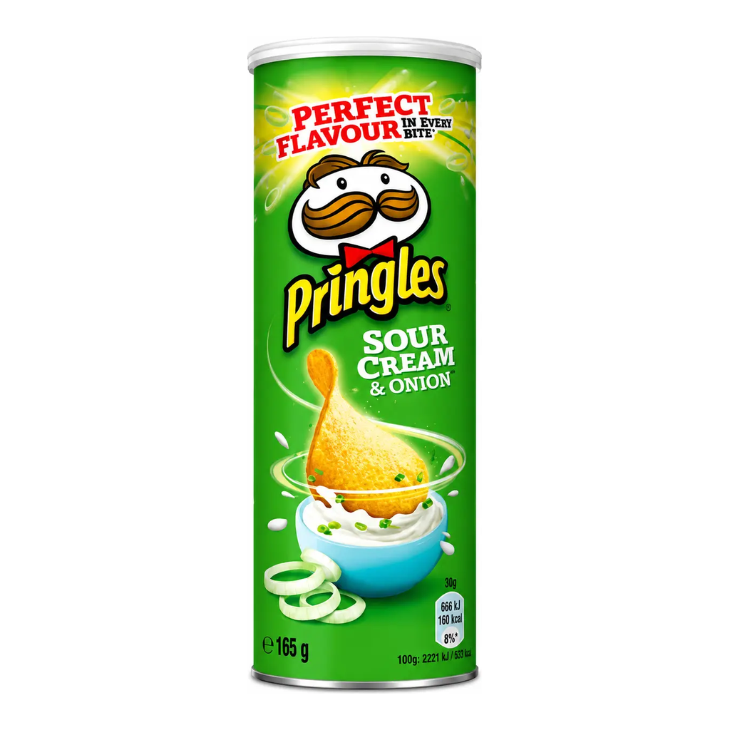 Pringles Sour Cream & Onion 165g