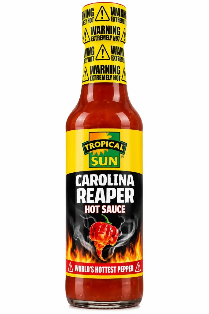 Tropical Sun Carolina Reaper Hot Sauce 148ml (1 unit)